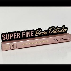 NIB Too Faced Super Fine Brow Detailer **Natural Blonde**